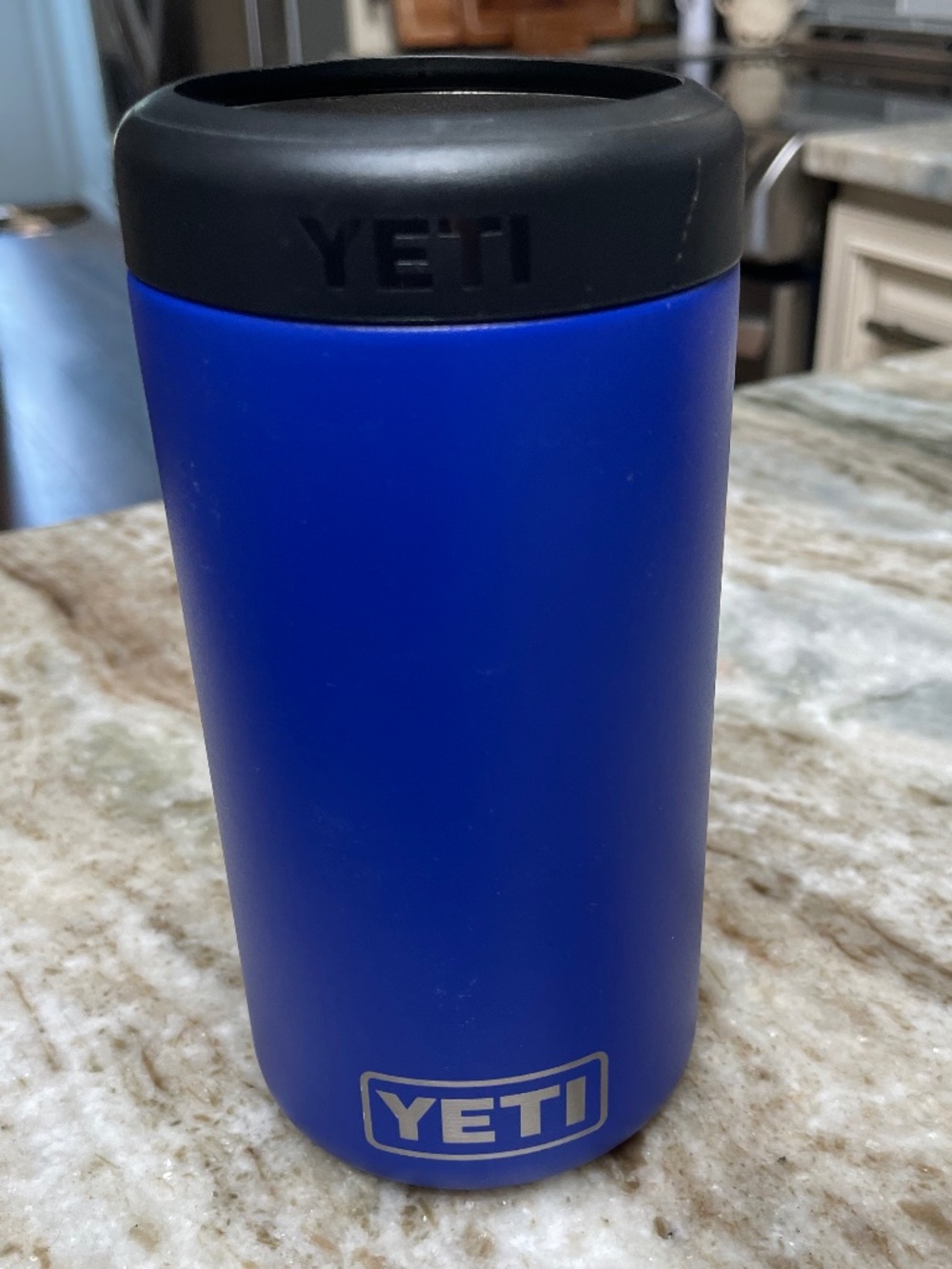 YETI Slimcan 12oz. Rambler Can Holder Blue